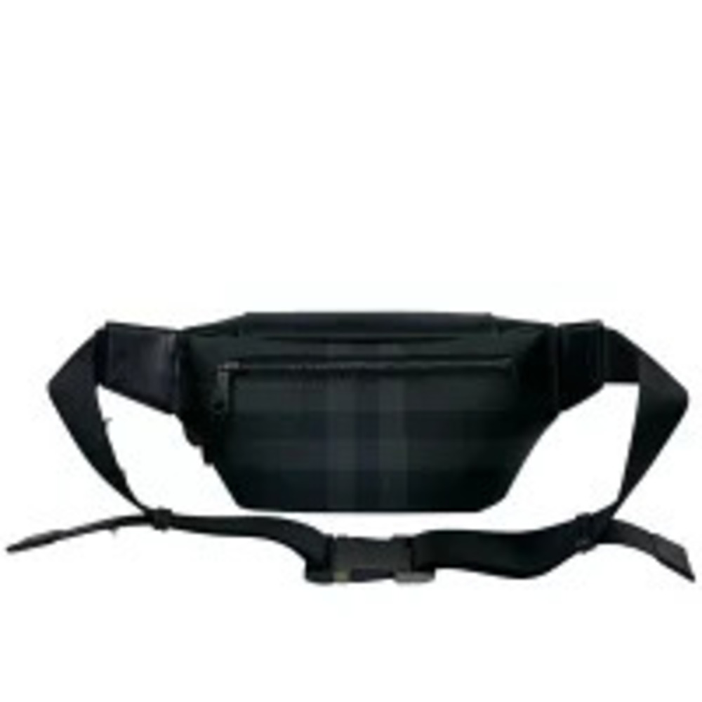Burberry Waist Bum Leather Black Bag Shoulder Belt Crossbody Body Check